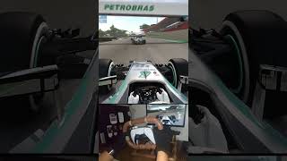 Double Overtaking in Interlagos  lewishamilton formula1 f1 formulaone mercedes [upl. by Bigelow]