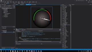 Creating Gauge in user Control WPF and used it on Windows Form [upl. by Siahc315]