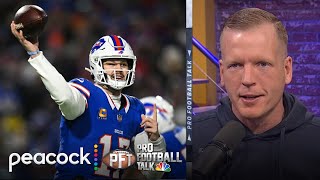 Buffalo Bills eyepopping in Wild Card win vs Steelers  Pro Football Talk  NFL on NBC [upl. by Airreis]