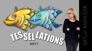 Tessellations What is a tessellation pattern Part 1 [upl. by Ecitsuj934]