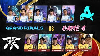 MPL PH S14  GRAND FINALS  FNATIC ONIC PH VS AURORA MLBB GAME 4 [upl. by Erb]