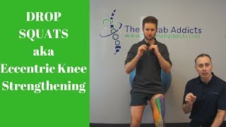 The Drop Squat Knee Eccentric Strength Training [upl. by Atillertse]