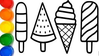 How to draw ice cream [upl. by Ytima]