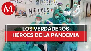 Los héroes durante la pandemia del coronavirus en México [upl. by Aiehtela]