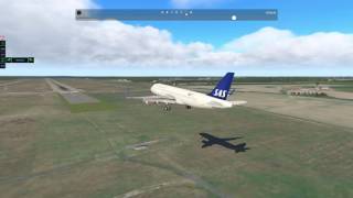 EKAH JARDesign A320 30b5 ILS Landing bug 20170310 [upl. by Avlasor]