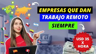 💰Gana 35 x hora 👉Trabaja Desde Casa y gana dinero en internet sin experiencia con estas empresas [upl. by Lehcim786]