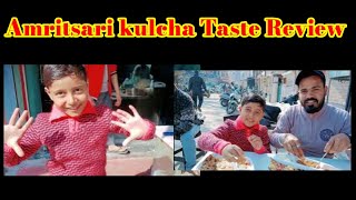 Amritsari kulcha taste Review food foodie [upl. by Gunilla]