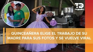 Quinceañera en SLP se hace viral con homenaje a su madre en sus fotos [upl. by Waine248]