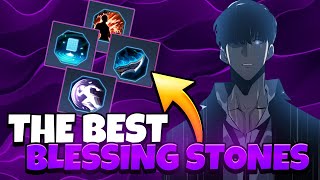 Solo Leveling Arise  BEST Blessing Stones for ALL situations Global version [upl. by Poll]