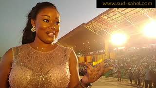 Samira Sawadogo à la cérémonie douverture du FESPACO 2019 [upl. by Enahpad]