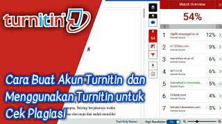 Cara Menggunakan Turnitin untuk Cek Plagiasi [upl. by Eidak]