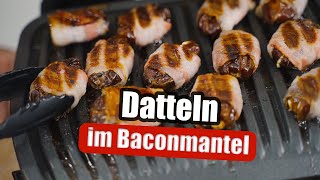 Ein leckerer Snack aus dem OptiGrill  Datteln im Speckmantel [upl. by Leiru180]