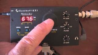 Elecraft KX1 Demonstration [upl. by Jeannie881]