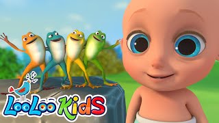 125 MINUTES  The Little Green Frog 🐸 Childrens BEST Melodies by LooLoo Kids [upl. by Margalo]