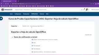 Cómo descargar el libro de calificaciones en Moodle [upl. by Annaej802]