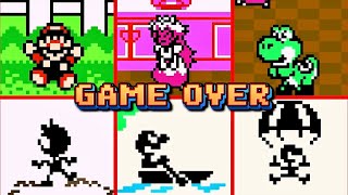 Game amp Watch Gallery 2 GAME OVER screens [upl. by Kcirrem351]