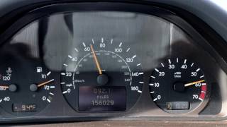 2002 MercedesBenz E430 Sport W210 WOT 060 PreTuneup [upl. by Teplica]