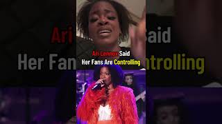 Ari Lennox is tired of her fans and call them controlling [upl. by Eitteb]