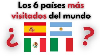 Los 6 PAÍSES más VISITADOS del MUNDO  PAÍSES más TURISTICOS 🌍 [upl. by Ardra]