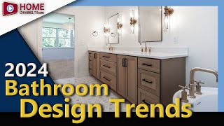 Top Bathroom Design Trends 2024  SEE THESE Before Building or Remodeling [upl. by Whittaker]