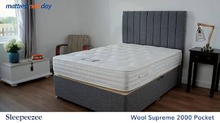 Sleepeezee Wool Supreme 2000 Mattress [upl. by Ramin]