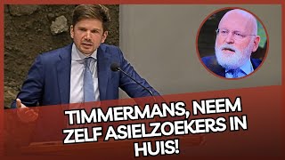 Gideon van Meijeren SLO0PT asielaanjagers als Timmermans ‘Hij wil meer ASIELZOEKERS’ [upl. by Sigismond285]