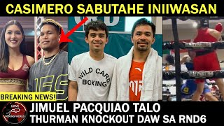 Casimero Sabutahe Iniiwasan Jimuel Pacquiao Talo Thurman Knockout Sa Round 6 Kay Tim Tszyu [upl. by Rebm]