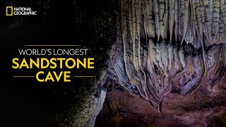 Worlds Longest Sandstone Cave  It Happens Only in India  National Geographic [upl. by Baseler]