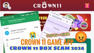 crown 11 mystery box real or fake 2024  crown 11 mystery box game scam 😡😭 [upl. by Lat]