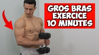 Des gros bras en 10 minutes exercice maison [upl. by Elgar]