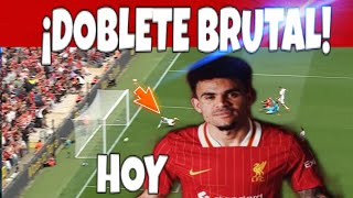 🚨TREMENDO DOBLETE LUIS DIAZ HOY LIVERPOOL 30 BOURNEMOUTH LUIS DIAZ ESPECTACULAR DOBLETE [upl. by Ly]