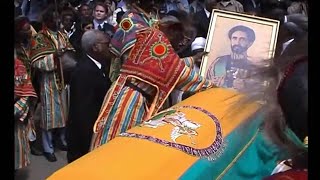 Haile Selassie Film  Part I The Burial of Emperor Haile Selassie I [upl. by Ayatahs]