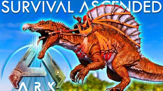 Ark Survival Ascended  Twin Spinosaur Taming ASA E30 Ark Ascended Gameplay [upl. by Mcclure479]