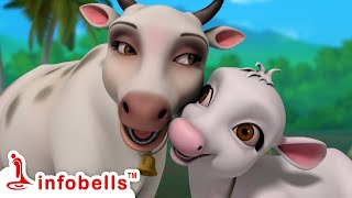 எங்கள் பசு அம்மாவே வா வா வா  Tamil Rhymes for Children  Infobells [upl. by Topper]