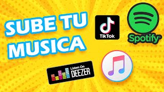 Como Distribuir tu musical a plataformas digitales a treves de ONErpm Gratis  2022 Actualizado [upl. by Ardnekahs854]