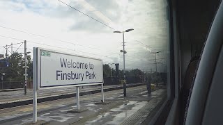 Finsbury Park to Harringay on a Great Northern Class 717 101024 [upl. by Aivilo]