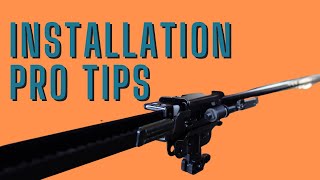 Installation pro tips for BEGINNERS  How to assembly a garage door rail kit [upl. by Poock]