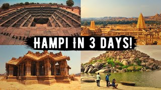 How to see Hampi in 3 Days  Hampi Tourist places  Hampi Tour Guide  Hampi Tour Plan 2024 [upl. by Jarv]