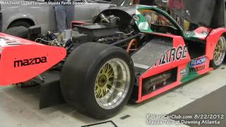 The Mazda 767  26B Four Rotor at Downing Atlanta Revving up [upl. by Ativak]