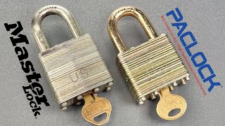 1373 Military Lock Showdown Master vs PacLock [upl. by Yup]