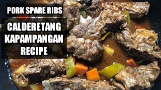 Calderetang Kapampangan Recipe [upl. by Yatzeck]