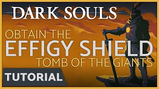 Dark Souls  How to get the Effigy Shield in the Tomb of the Giants [upl. by Lezah825]