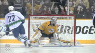 Canucks at Predators  Complete Shootout  020712  HD [upl. by Avek]