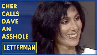 Cher Calls Dave An Asshole  Letterman [upl. by Ydaj]