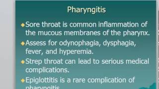 Pharyngitis Tonsillitis Laryngitis [upl. by Mikiso662]