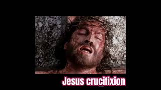 Jesus ✝️🙏 crucifixion scene lovejesuseditfypgod shortvideoshorts [upl. by Aivekal]