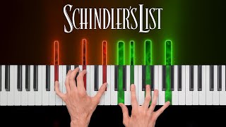 Schindlers List  Main Theme  Piano Cover amp Tutorial [upl. by Annuahsal]