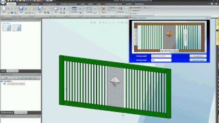 HiCAD 2010  CAD Design Automation  API  Rail generator [upl. by Inahpets]