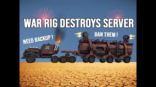 THE WAR RIG MUST BE STOPPED   Space Engineers Wasteland Server [upl. by Agna]