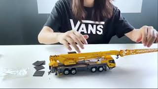 XCMG XCT75 Ton Mobile Crane 150 Diecast model [upl. by Clapp]